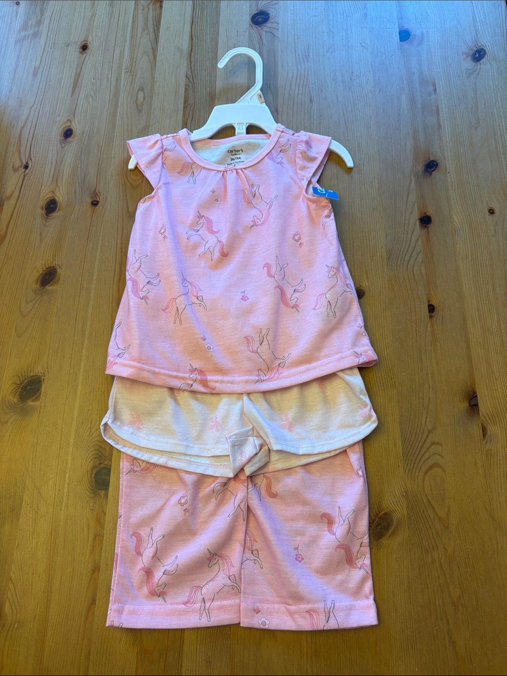 Carter's Pink Unicorn 3 Piece Pajama Set